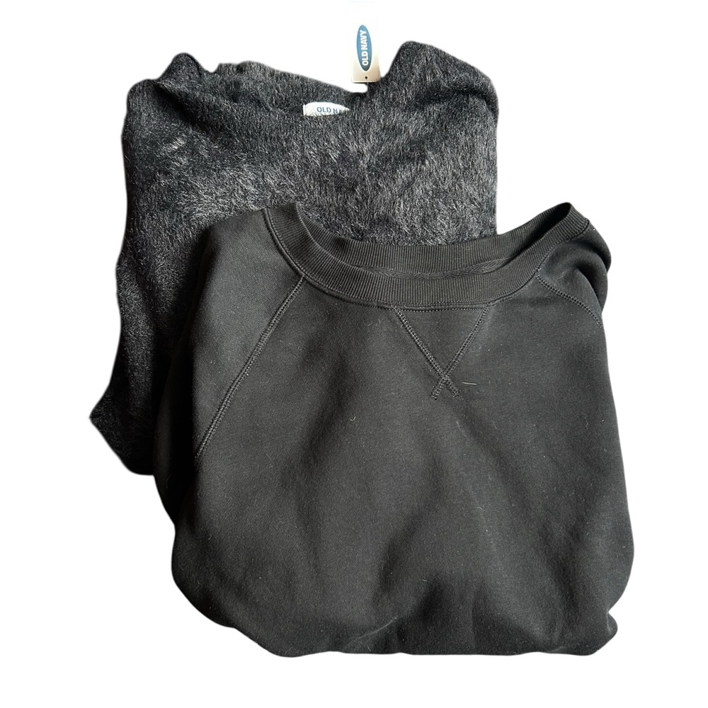 Old Navy Women’s Black Crewneck Sweater Bundle Size XL‎